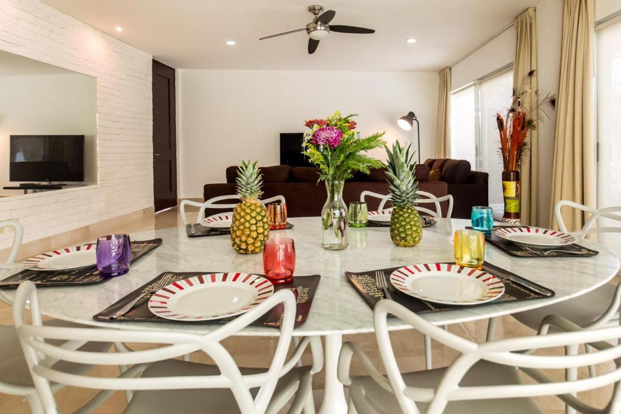 Luxurious & Central Condo In Playa Steps From The Beach Playa del Carmen Dış mekan fotoğraf